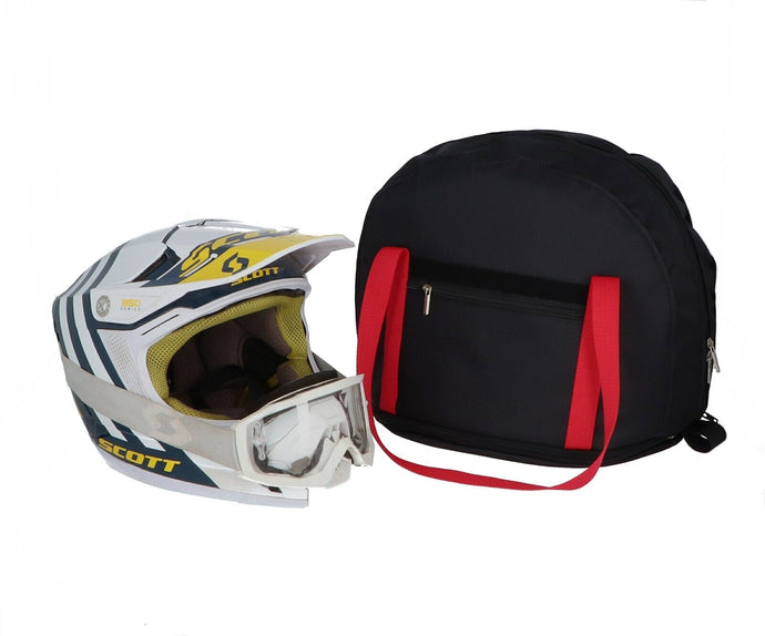 HELMTASCHE für Crosshelm Motorradhelm Tasche Skihelm Fahrradhelm Reithelm Helm