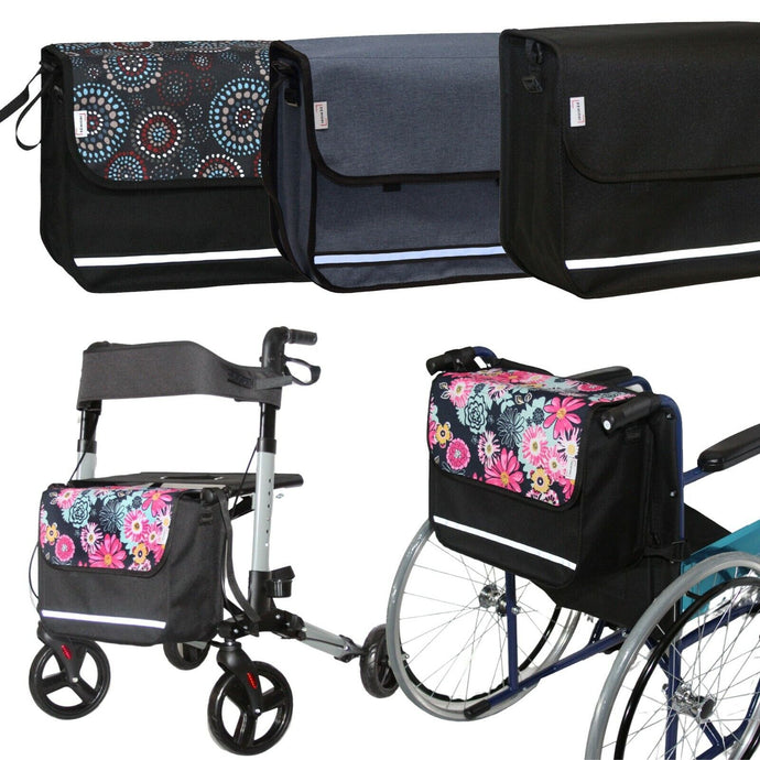 SENIORI Rollator / Rollstuhl Tasche Rollatortasche Rollstuhltasche Universal