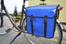 Lade das Bild in den Galerie-Viewer, FAHRRADTASCHE Gepäckträgretache Fahrrad 26&quot; 28&quot; Doppel Tasche Gepäckträger PVC
