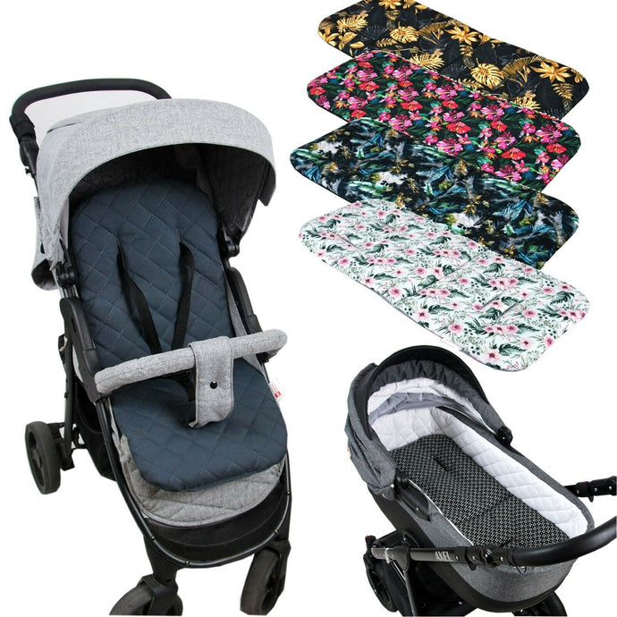 BABYLUX Matratze für Kinderwagen Babywanne Buggy Sitzauflage Auflage Doppelseiti